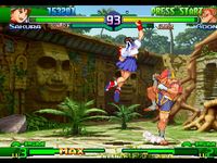 une photo d'Ã©cran de Street Fighter Alpha 3 sur Sony Playstation